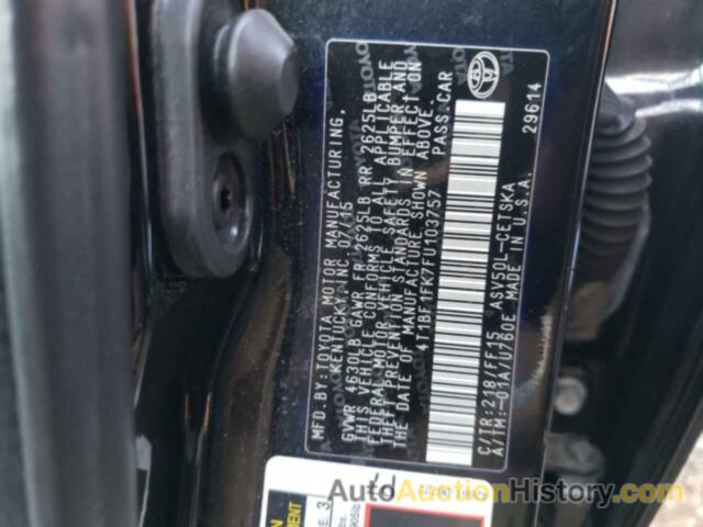 TOYOTA CAMRY LE, 4T1BF1FK7FU103757