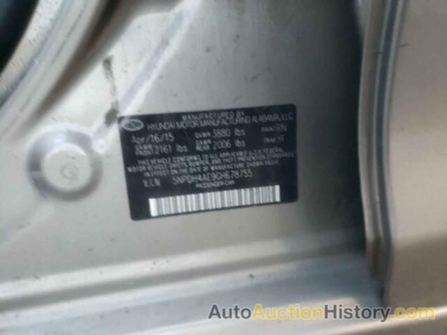 HYUNDAI ELANTRA SE, 5NPDH4AE9GH678755