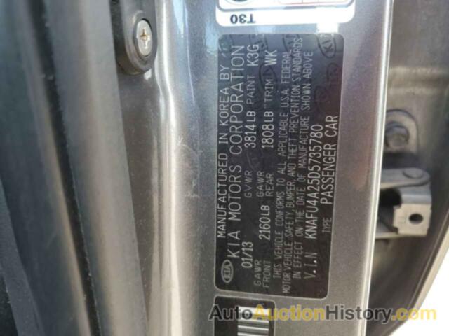 KIA FORTE EX, KNAFU4A25D5735780