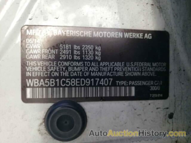 BMW 5 SERIES I, WBA5B1C58ED917407