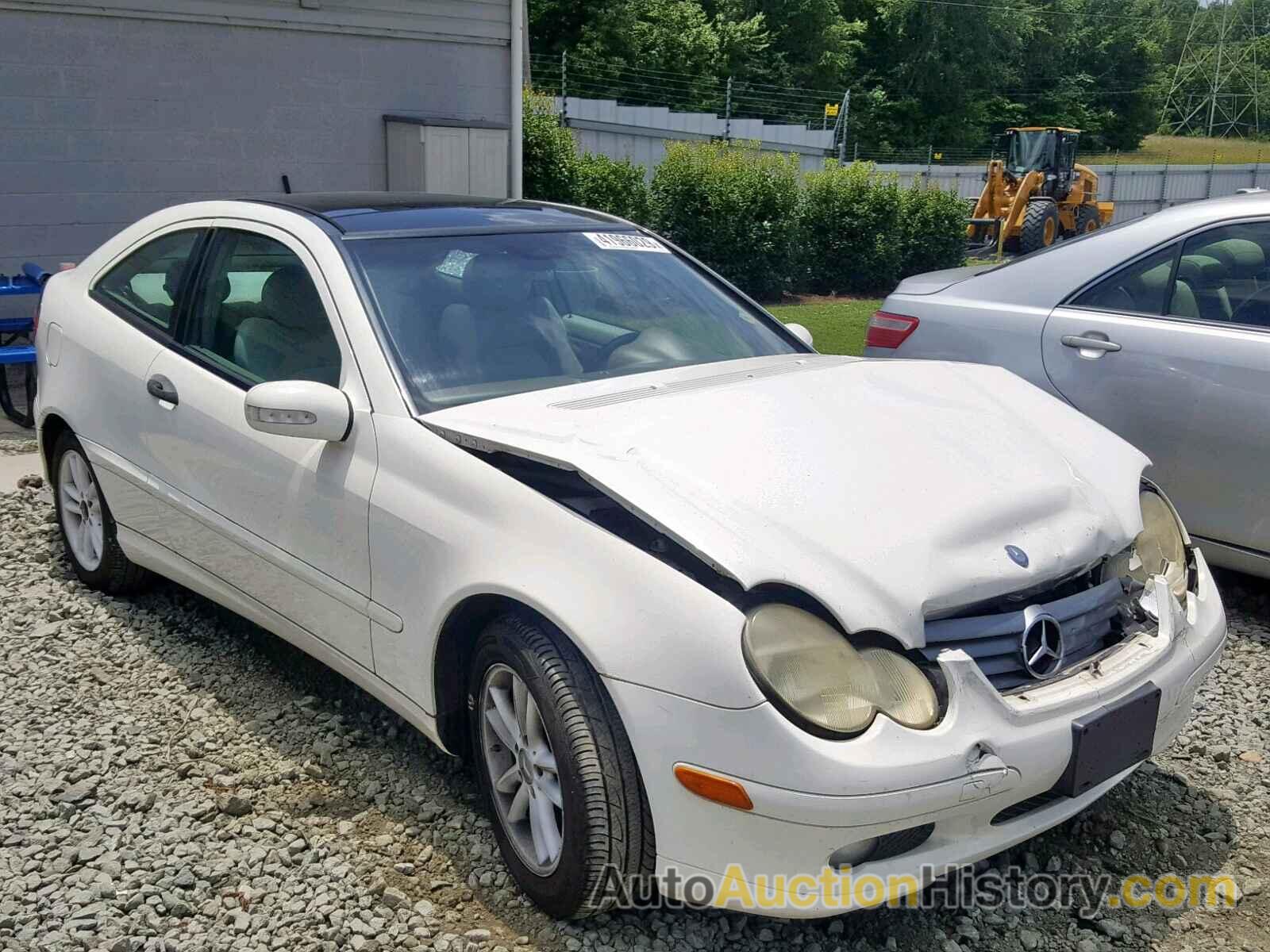 2002 MERCEDES-BENZ C 230K SPORT COUPE, WDBRN47JX2A245513