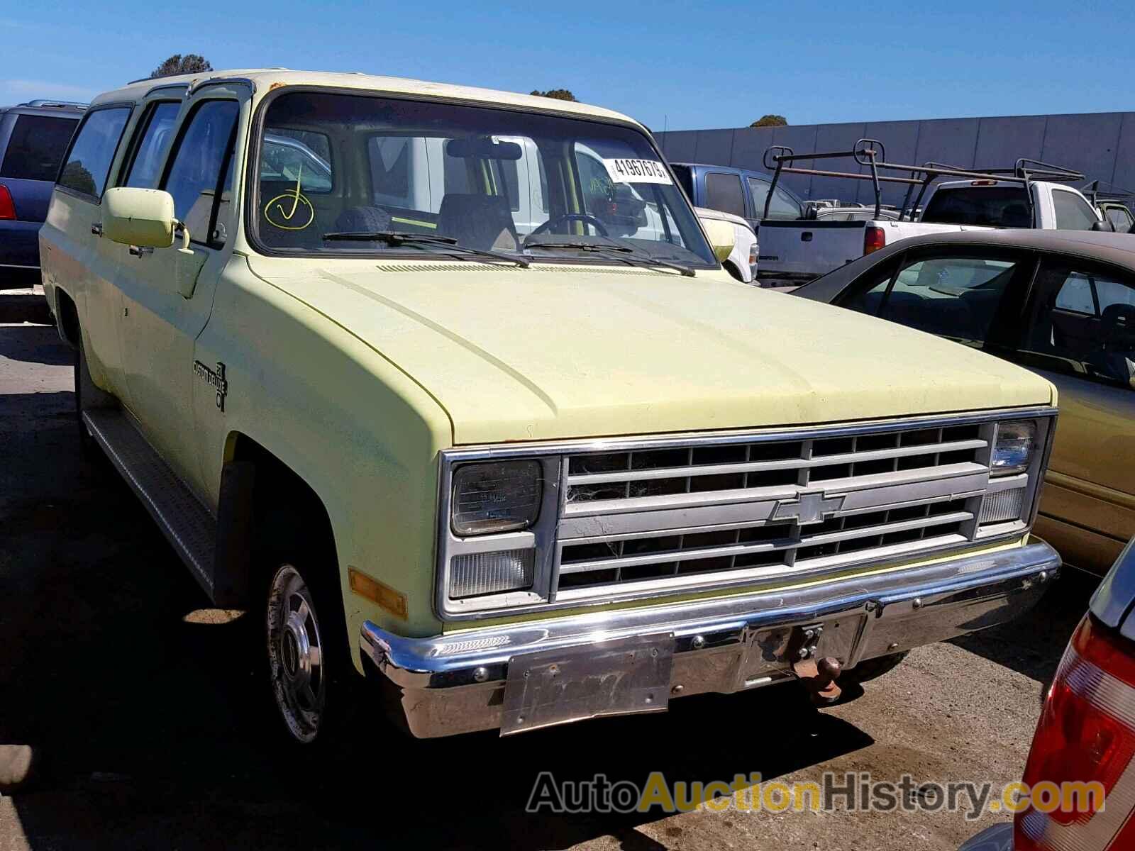 1985 CHEVROLET SUBURBAN C2, 1G8GC26MXFF190238