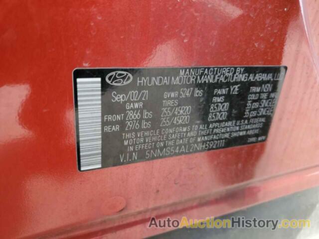 HYUNDAI SANTA FE CALLIGRAPHY, 5NMS54AL2NH392111