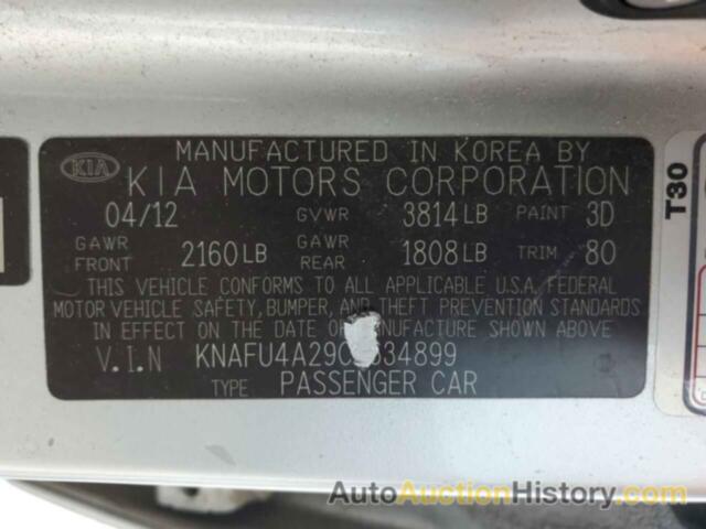 KIA FORTE EX, KNAFU4A29C5634899