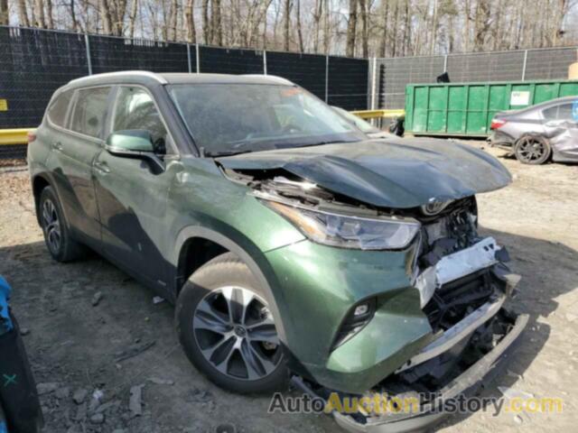 TOYOTA HIGHLANDER HYBRID XLE, 5TDKBRCH5PS570298