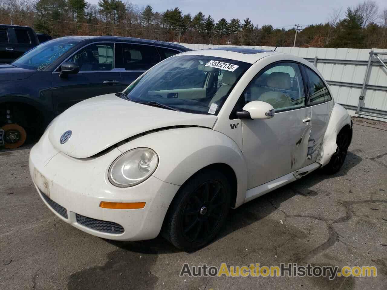 2008 VOLKSWAGEN BEETLE TRIPLE WHITE, 3VWFG31C68M511055