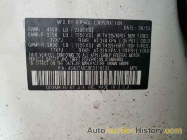 SUBARU OUTBACK PREMIUM, 4S4BTADC9R3118632