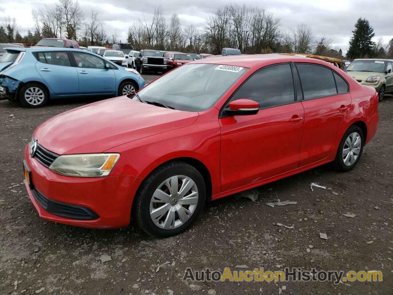 2012 VOLKSWAGEN JETTA SE, 3VWDP7AJ5CM107024