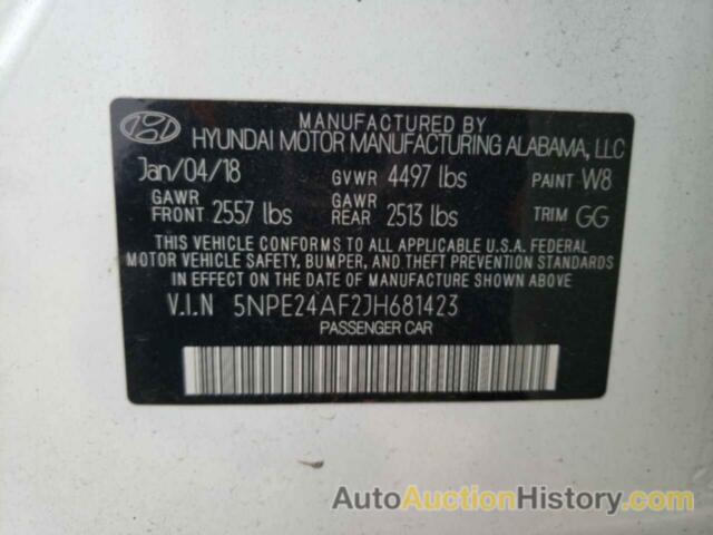 HYUNDAI SONATA SE, 5NPE24AF2JH681423