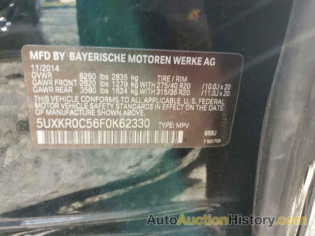 BMW X5 XDRIVE35I, 5UXKR0C56F0K62330