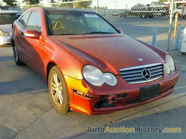 2002 MERCEDES-BENZ C 230K SPORT COUPE, WDBRN47J12A338033