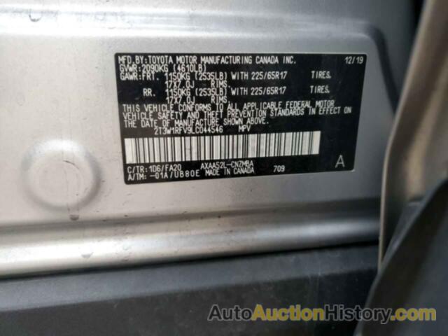 TOYOTA RAV4 XLE, 2T3W1RFV9LC044546