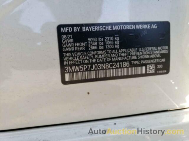 BMW 3 SERIES, 3MW5P7J03N8C24186