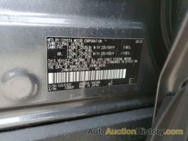 TOYOTA RAV4 LIMITED, JTMN1RFV5PD098990