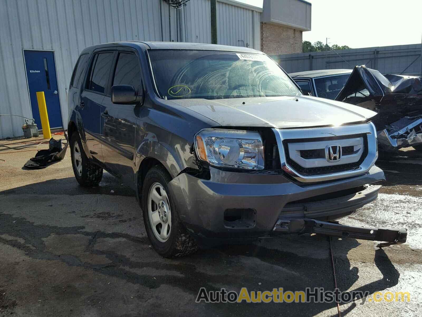 2011 HONDA PILOT LX, 5FNYF3H2XBB007342