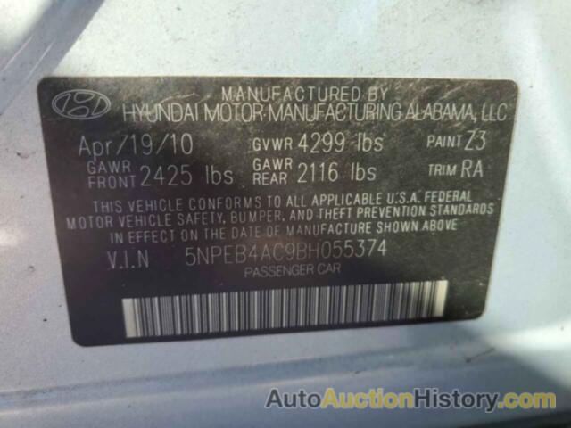 HYUNDAI SONATA GLS, 5NPEB4AC9BH055374