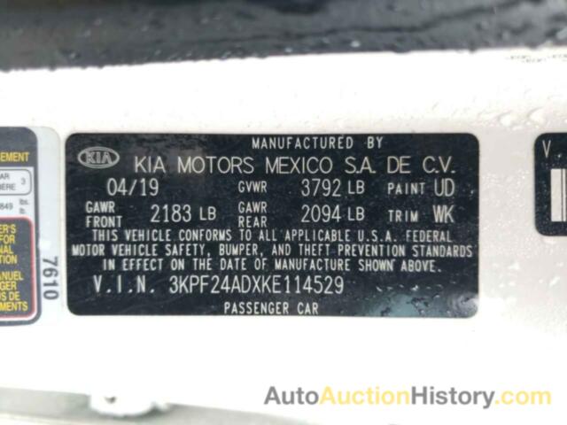 KIA FORTE FE, 3KPF24ADXKE114529