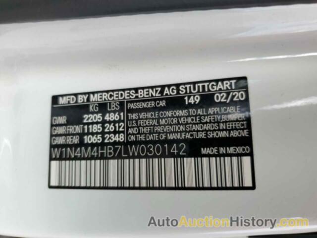 MERCEDES-BENZ GLB-CLASS 250 4MATIC, W1N4M4HB7LW030142