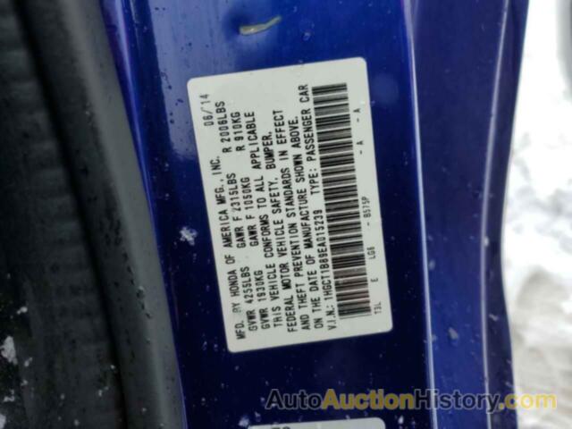 HONDA ACCORD EXL, 1HGCT1B89EA015239