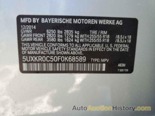 BMW X5 XDRIVE35I, 5UXKR0C50F0K68589