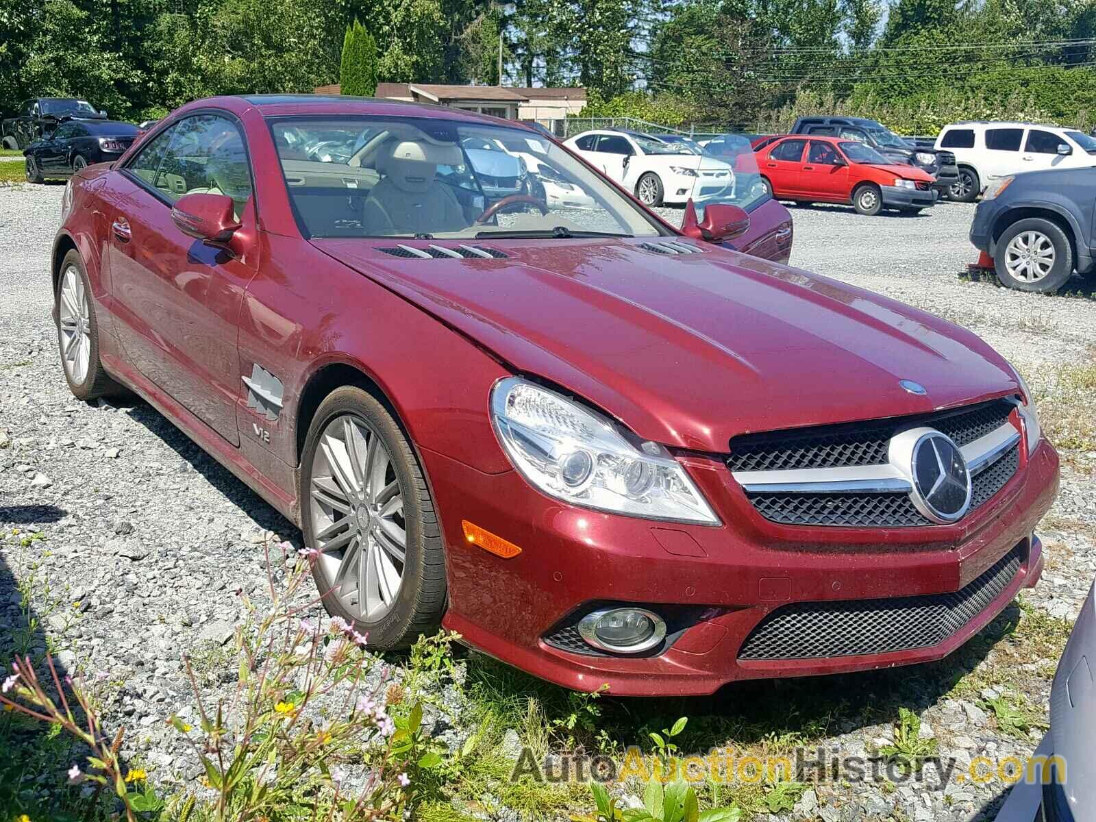 2009 MERCEDES-BENZ SL 600, WDBSK77FX9F157842