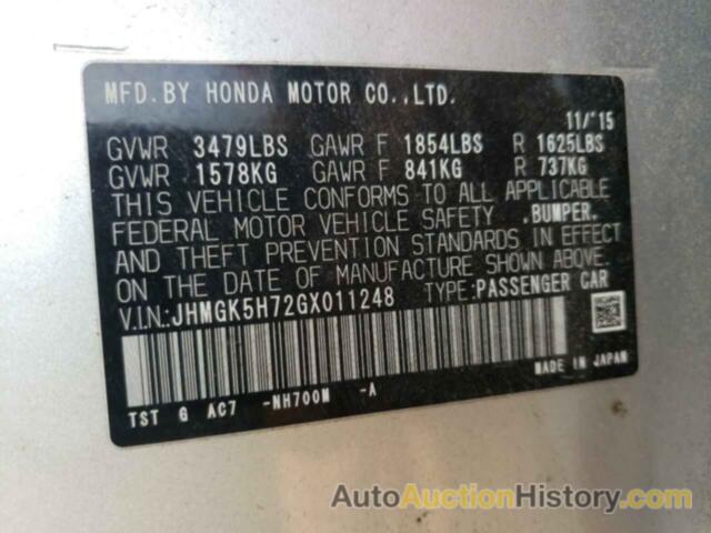 HONDA FIT EX, JHMGK5H72GX011248