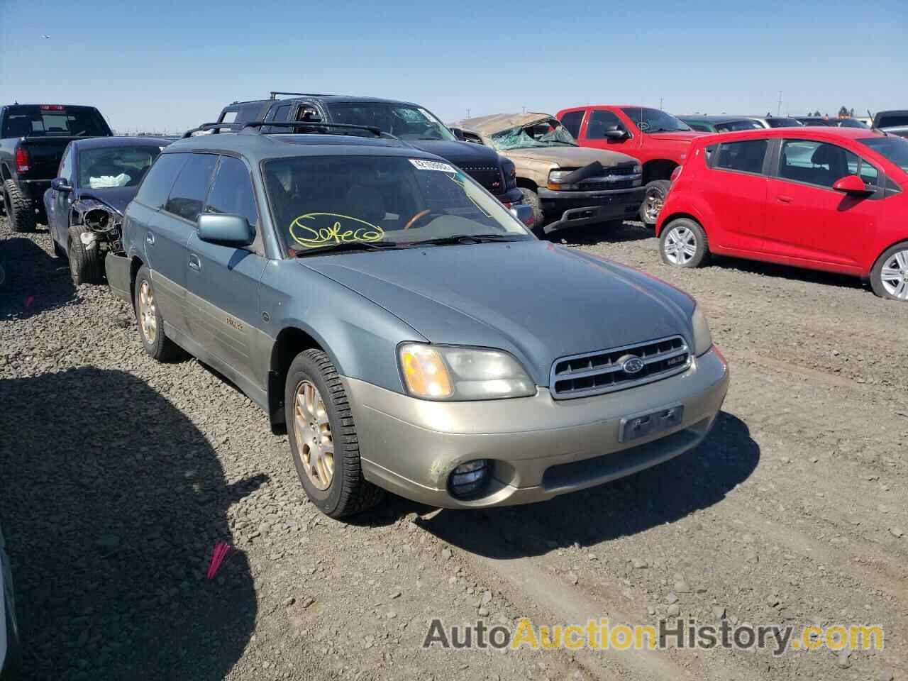 2002 SUBARU LEGACY OUTBACK H6 3.0 LL BEAN, 4S3BH806X27646970