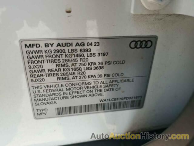 AUDI Q7 PREMIUM PLUS, WA1LCBF79PD021673