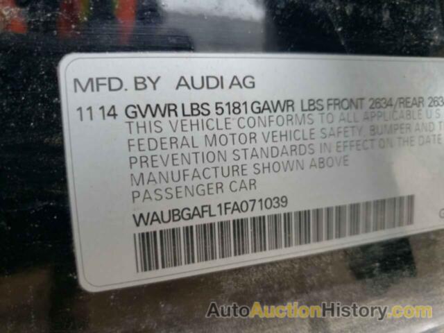 AUDI S4/RS4 PREMIUM PLUS, WAUBGAFL1FA071039