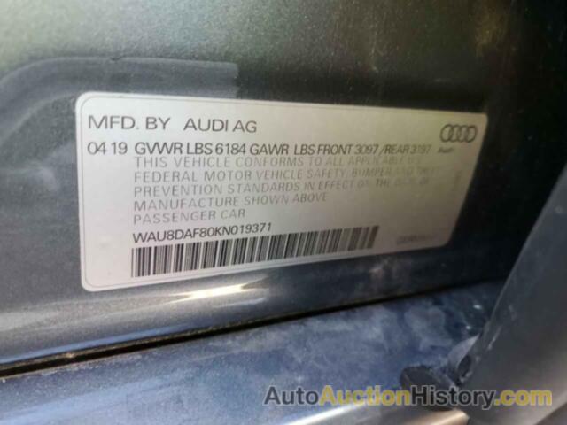 AUDI A8 L, WAU8DAF80KN019371