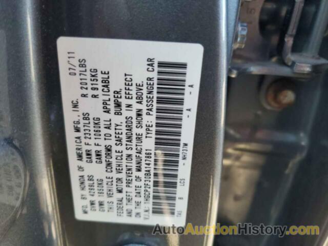 HONDA ACCORD LX, 1HGCP2F30BA147861