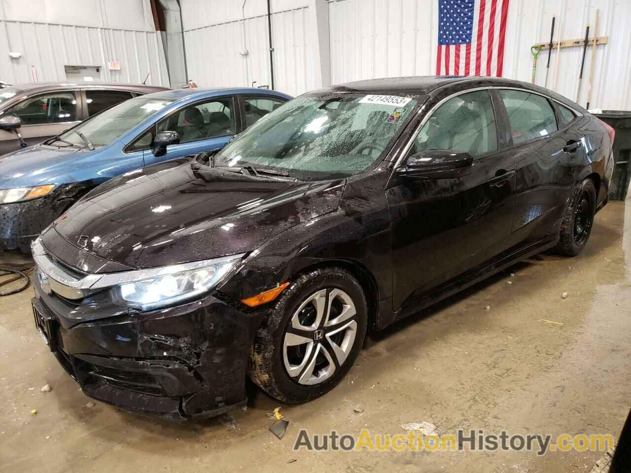 2016 HONDA CIVIC LX, 19XFC2F58GE018246