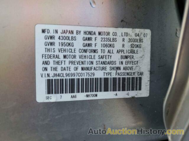 ACURA TSX, JH4CL96997C017529