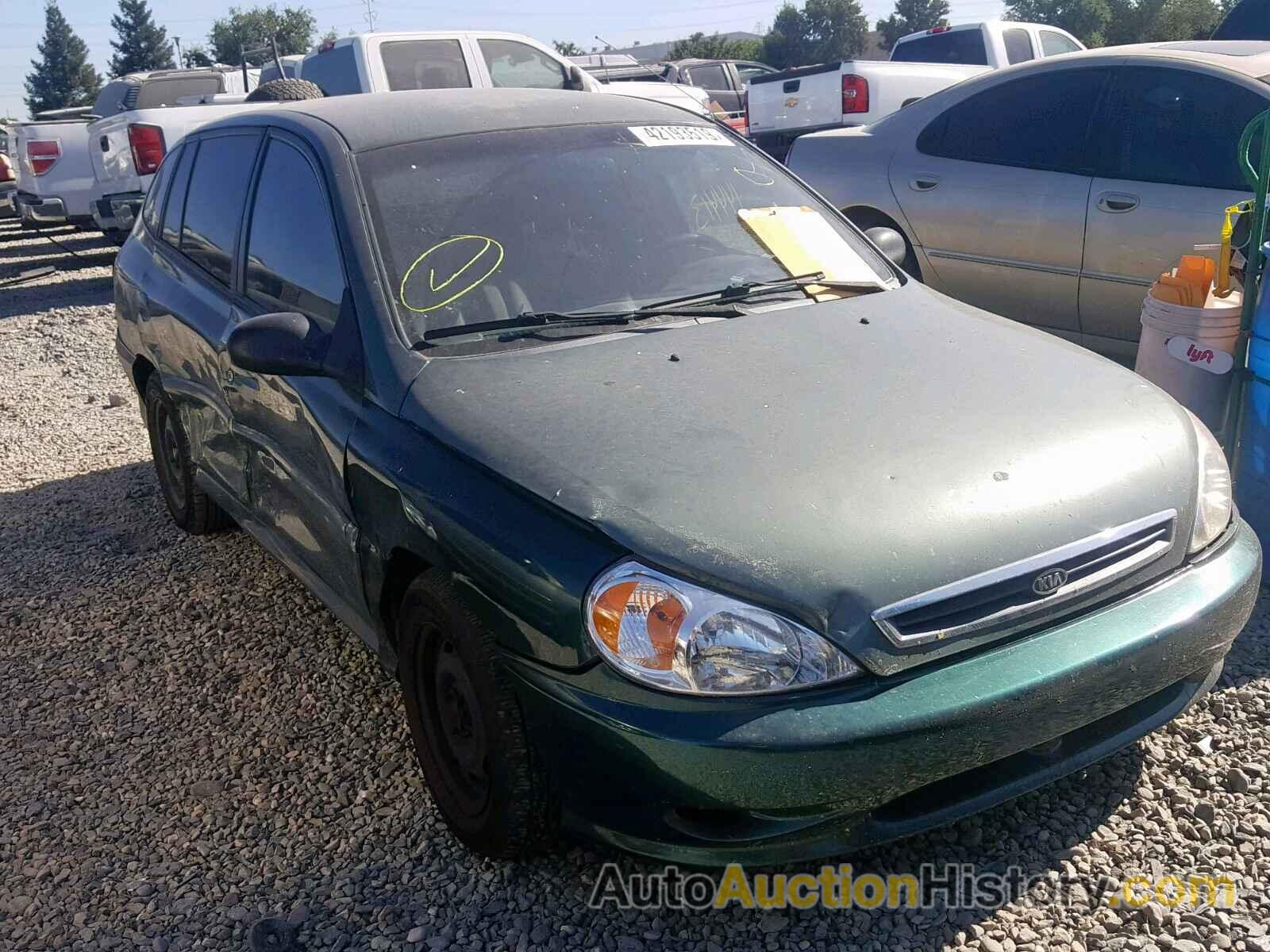 2002 KIA RIO CINCO, KNADC163726065277