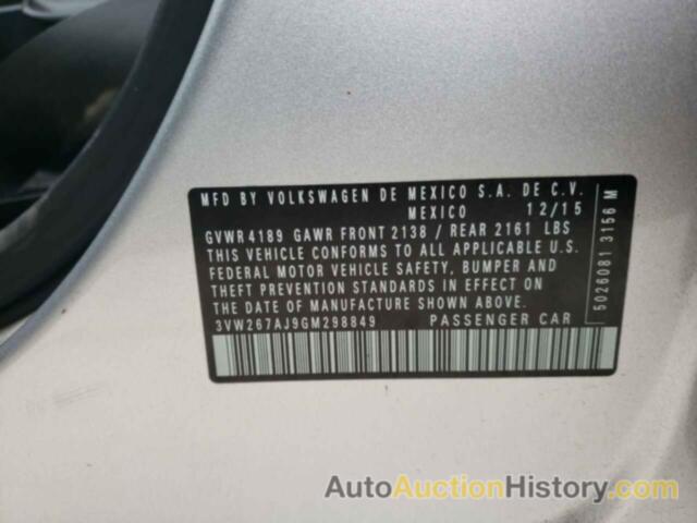 VOLKSWAGEN JETTA S, 3VW267AJ9GM298849