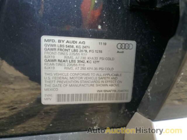 AUDI Q5 PREMIUM PLUS, WA1BNAFY9L2046765