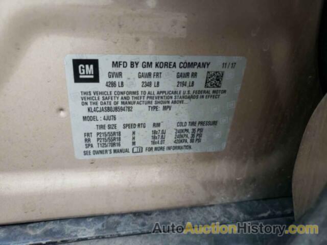 BUICK ENCORE PREFERRED, KL4CJASB0JB594782