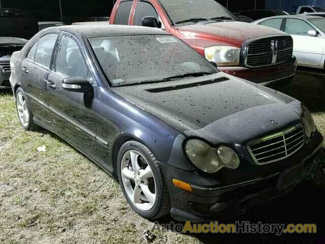 2005 MERCEDES-BENZ C 230K SPORT SEDAN, WDBRF40J25F639859