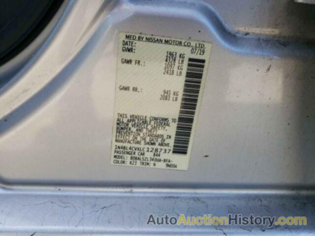 NISSAN ALTIMA SR, 1N4BL4CVXLC128737