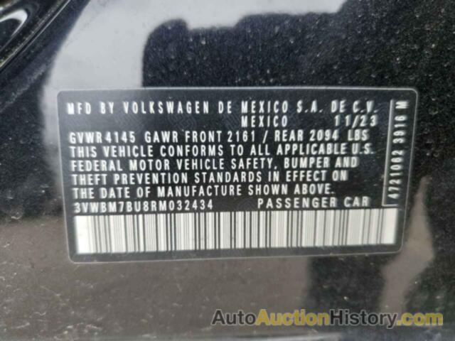 VOLKSWAGEN JETTA SPORT, 3VWBM7BU8RM032434