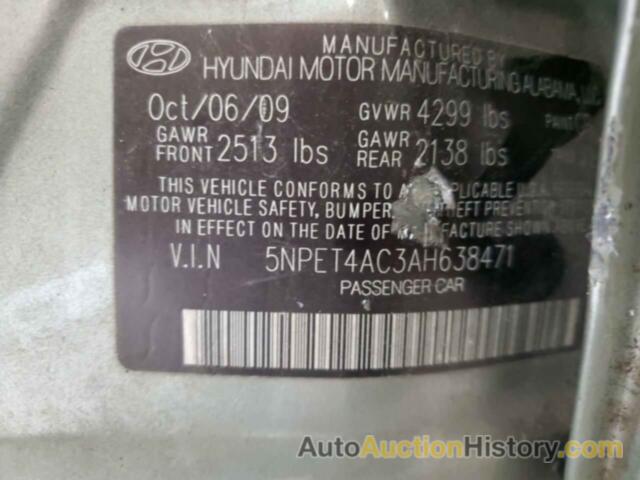 HYUNDAI SONATA GLS, 5NPET4AC3AH638471