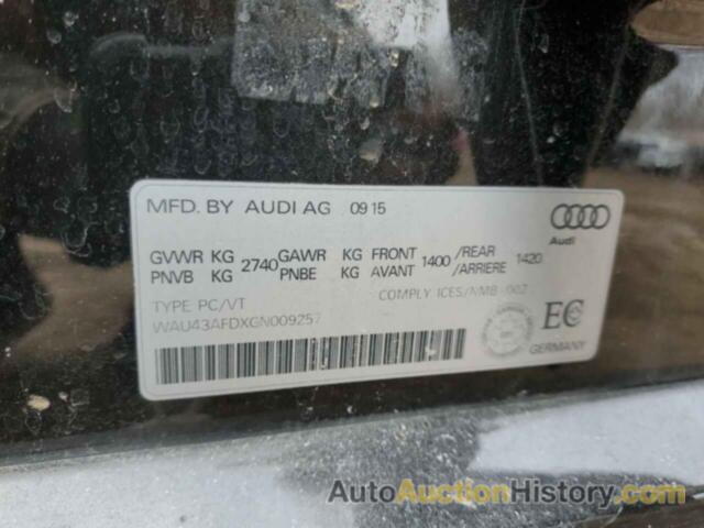 AUDI A8 L QUATTRO, WAU43AFDXGN009257