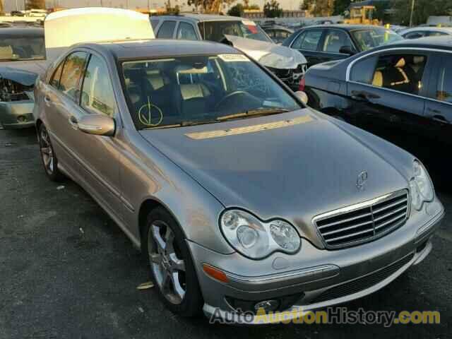 2007 MERCEDES-BENZ C230, WDBRF52H87F863639