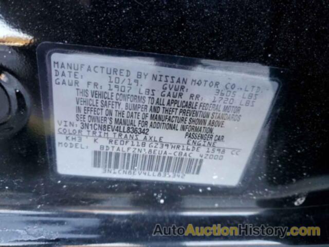 NISSAN VERSA SV, 3N1CN8EV4LL836342