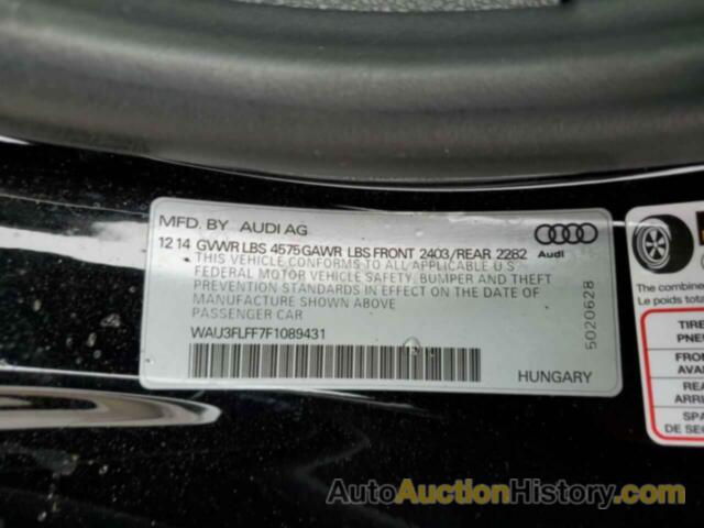 AUDI A3 PREMIUM PLUS, WAU3FLFF7F1089431