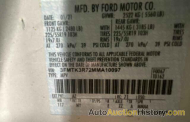 FORD MUSTANG PREMIUM, 3FMTK3R72MMA10097