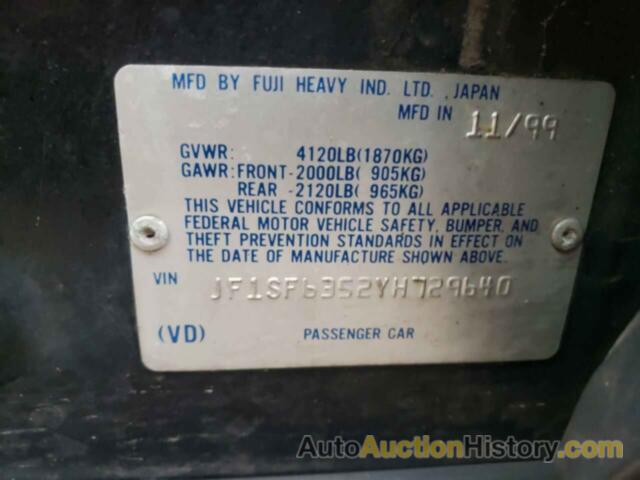 SUBARU FORESTER L, JF1SF6352YH729640