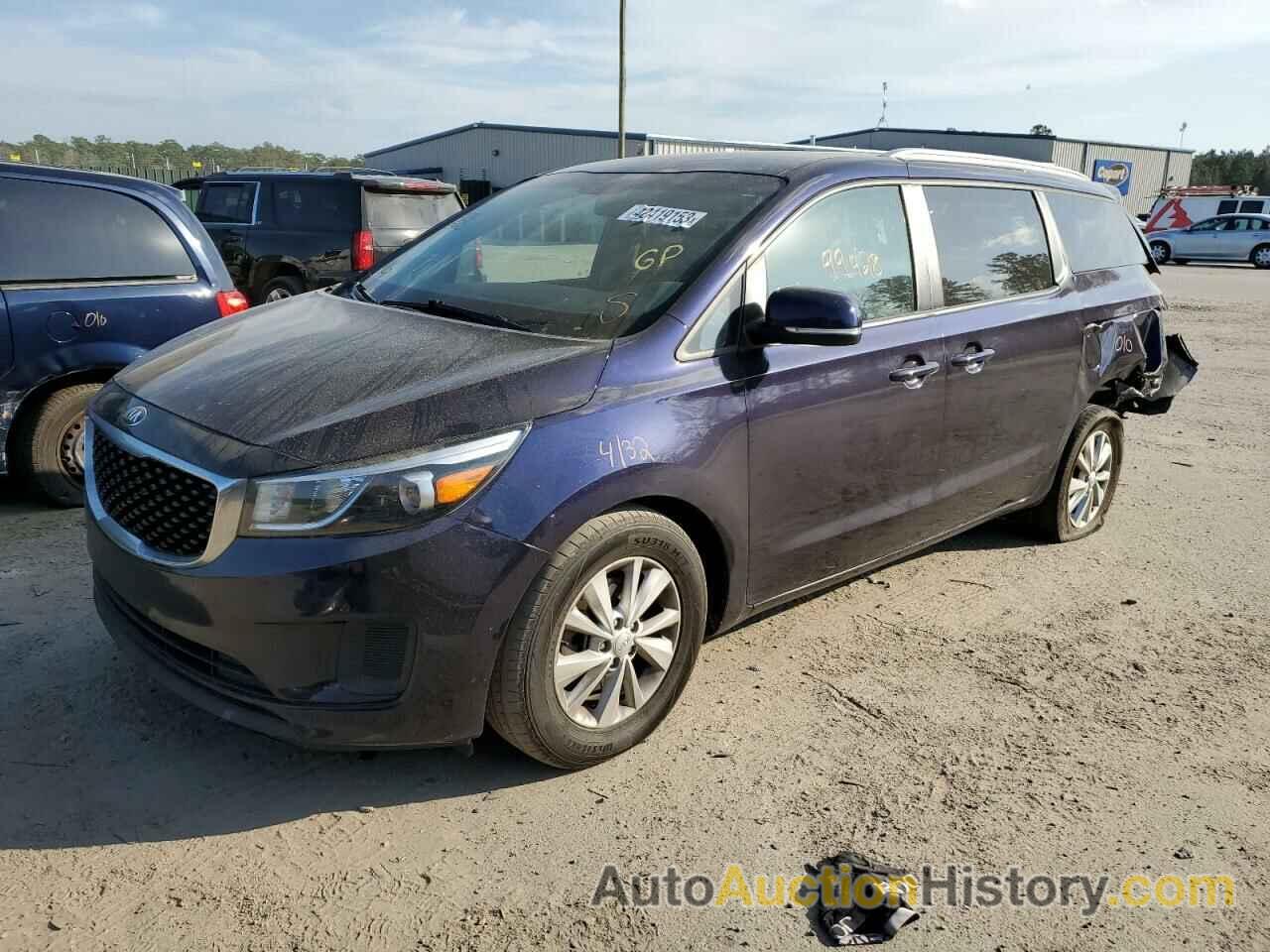 2018 KIA SEDONA LX, KNDMB5C19J6349072