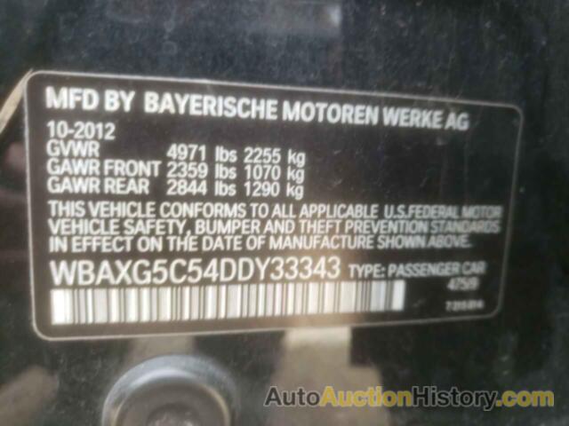 BMW 5 SERIES I, WBAXG5C54DDY33343