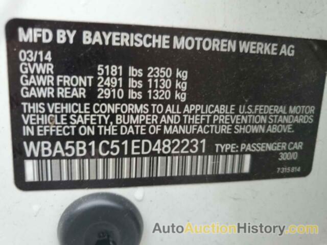 BMW 5 SERIES I, WBA5B1C51ED482231